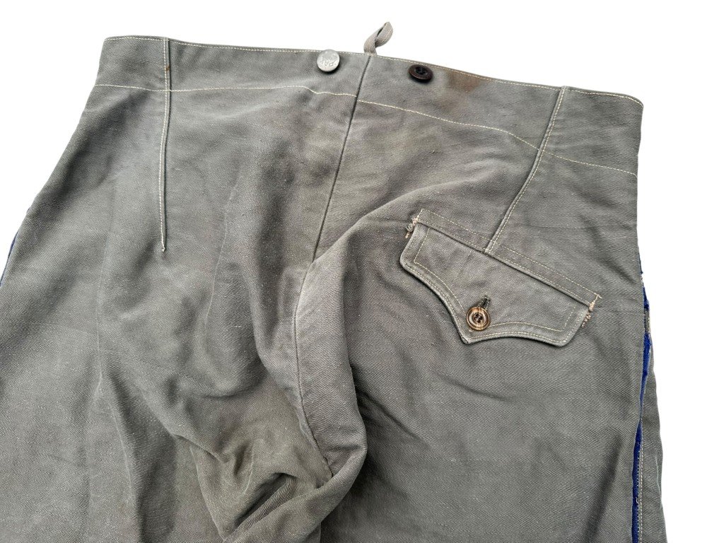 Original 1920s Dutch army infantry summer trousers — image 7