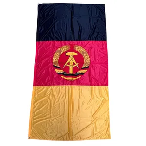 Original Cold War era DDR East German banner – flag
