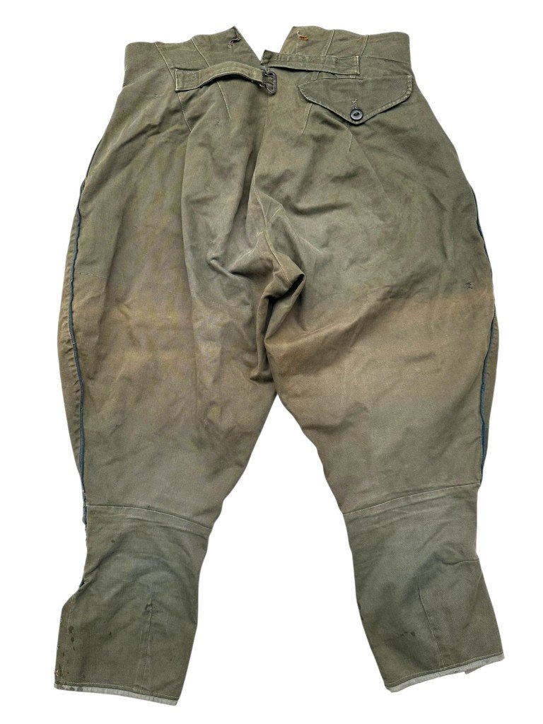 Original 1920s Dutch army infantry summer trousers — image 2