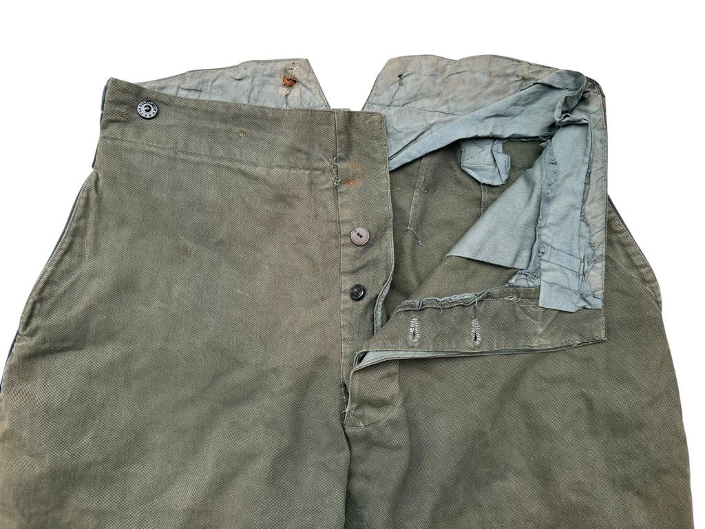 Original 1920s Dutch army infantry summer trousers — image 4