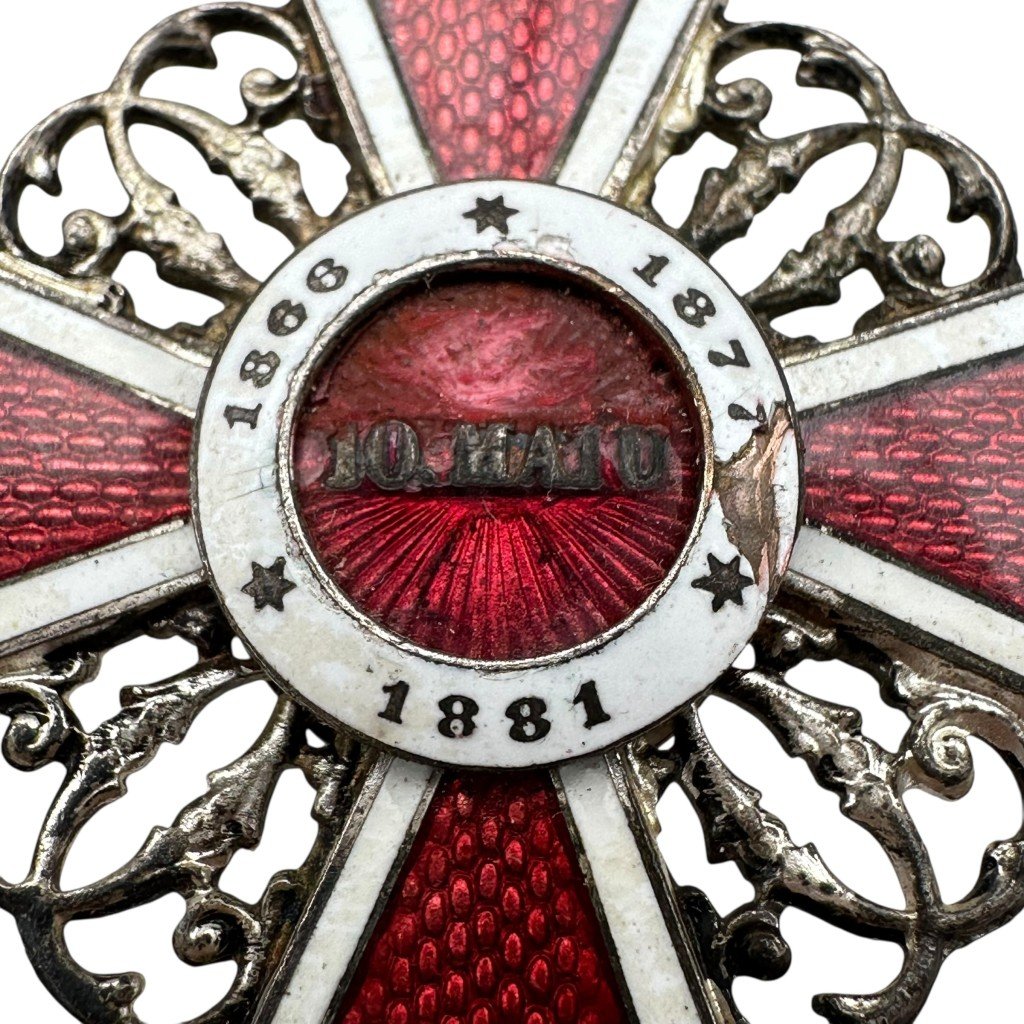 Original 1881-1932 Romanian Order of the Crown of Romania — image 4