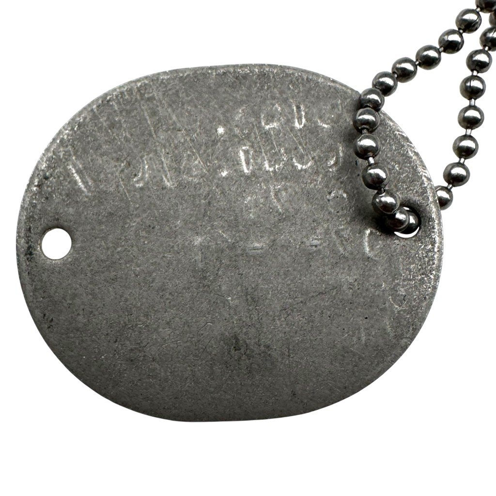 Original 1950-1953 Korea War dog tag belonging to a Dutch soldier — image 3