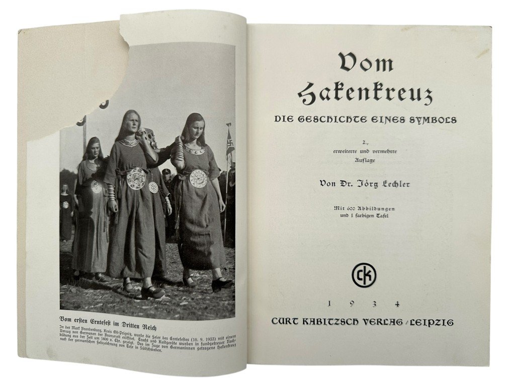 Original 1934 German brochure 'Vom Hakenkreuz – Jörg Lechler' — image 2