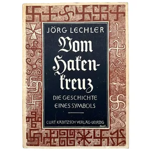 Original 1934 German brochure 'Vom Hakenkreuz – Jörg Lechler'