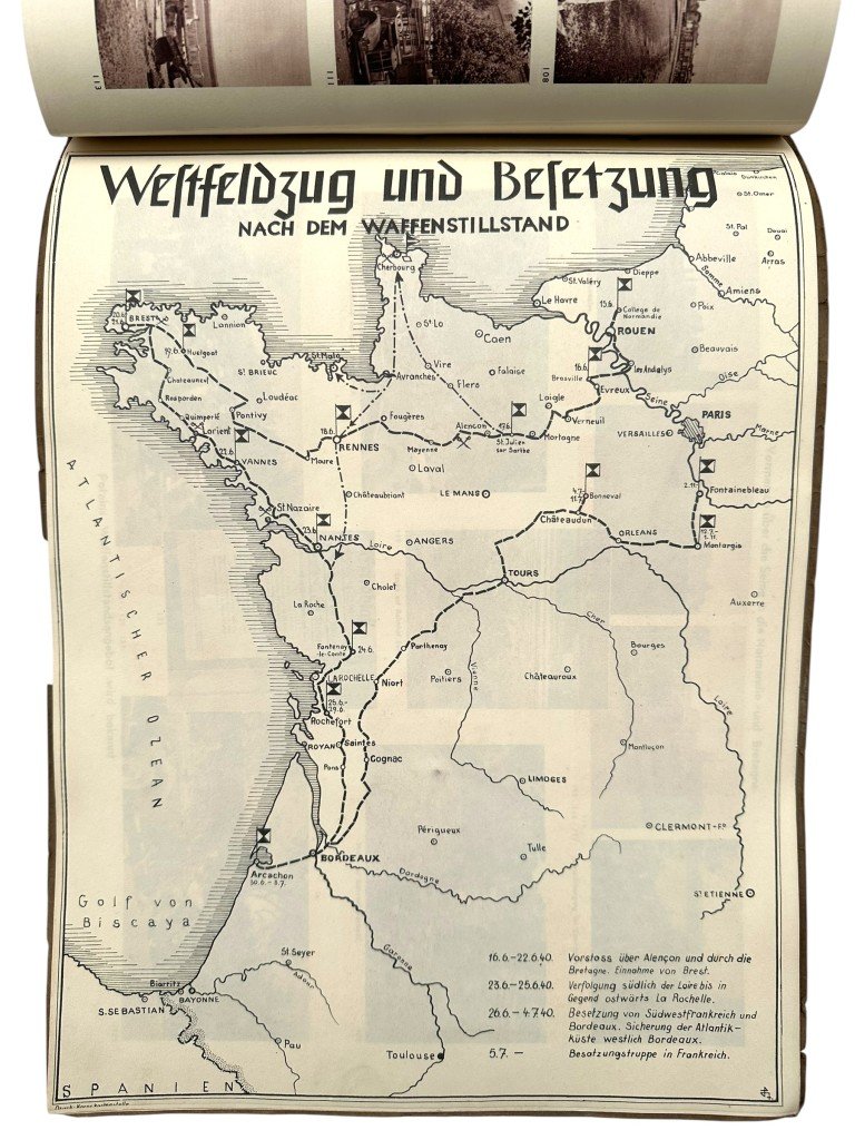 Original German Wehrmacht photo book Panzerkorps in Belgium and France in 1940 — image 11