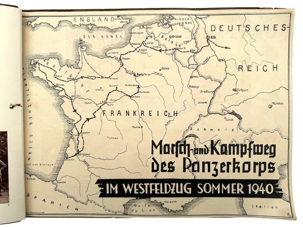 Original German Wehrmacht photo book Panzerkorps in Belgium and France in 1940 — image 4