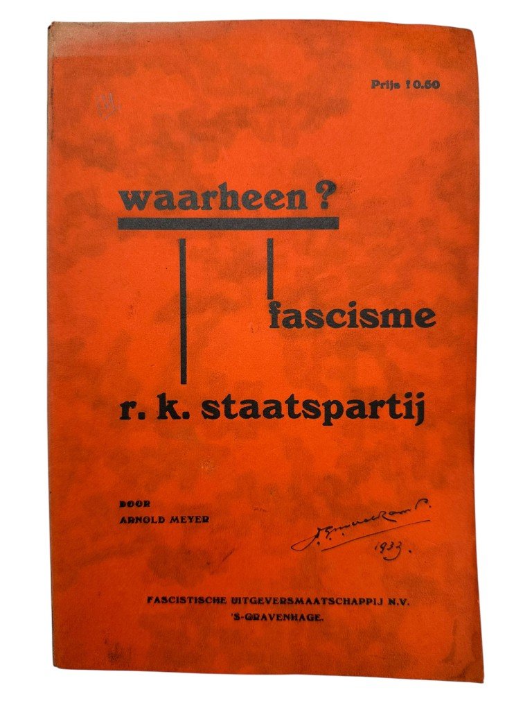 Original early 1930s Dutch set of three Fascist brochures — image 2