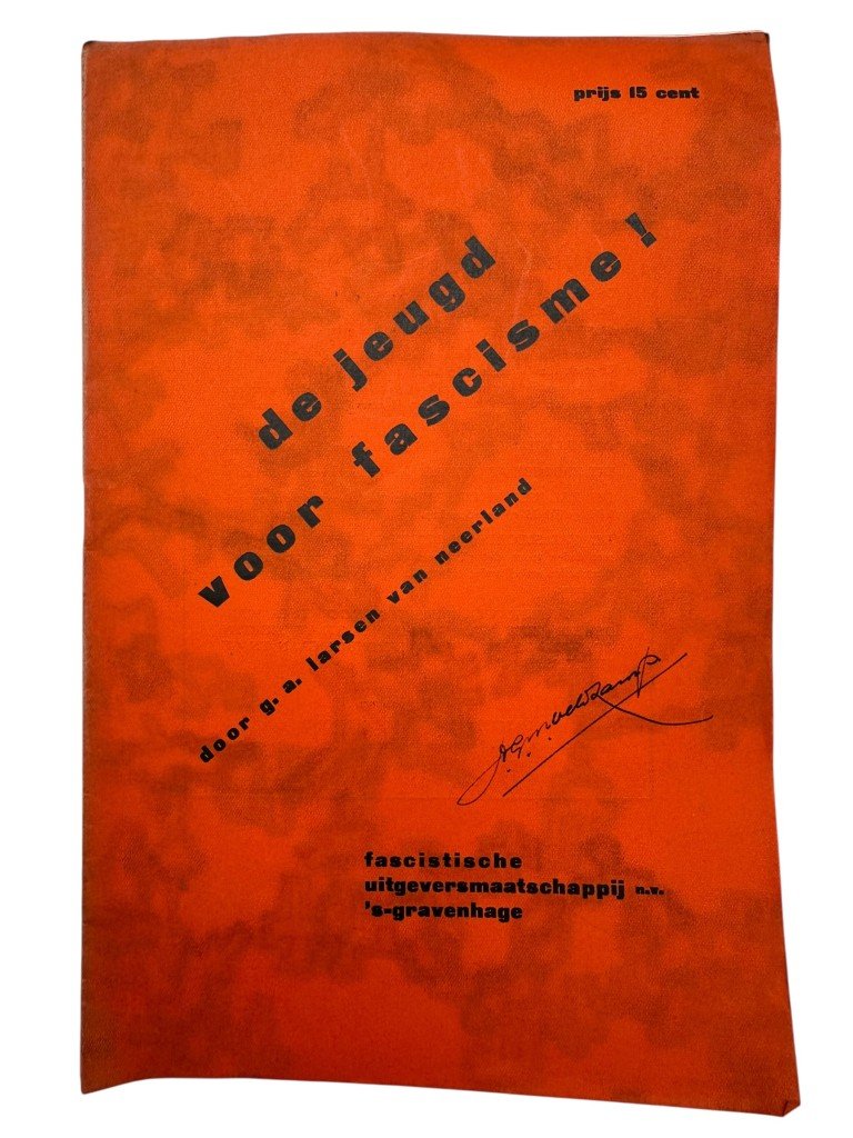 Original early 1930s Dutch set of three Fascist brochures — image 4