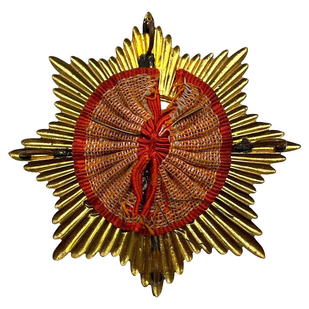 Original 1894 Dutch KNIL helmet plate — image 3