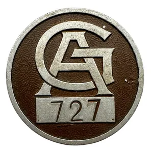 Original WWII German Aktien Gesellschaft (AG) factory identification badge