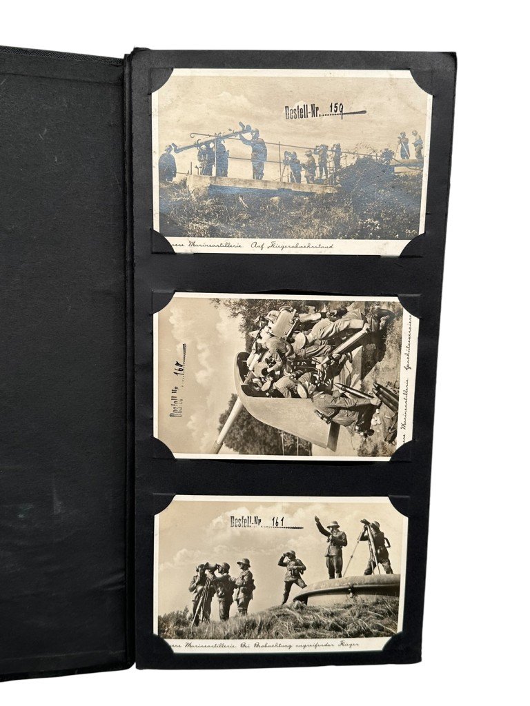 Original WWII German Kriegsmarine Fritz Finke Postkartenmuster (126 post cards) — image 13