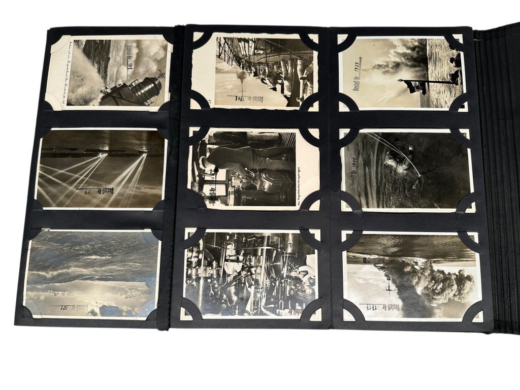 Original WWII German Kriegsmarine Fritz Finke Postkartenmuster (126 post cards) — image 22