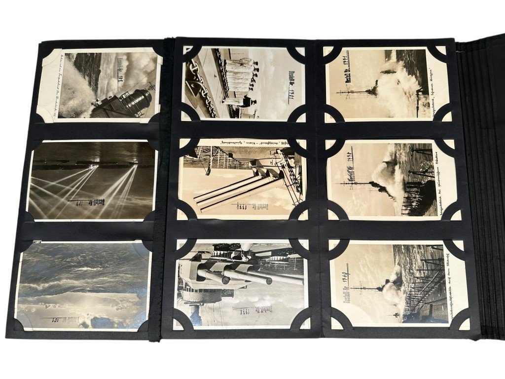 Original WWII German Kriegsmarine Fritz Finke Postkartenmuster (126 post cards) — image 23