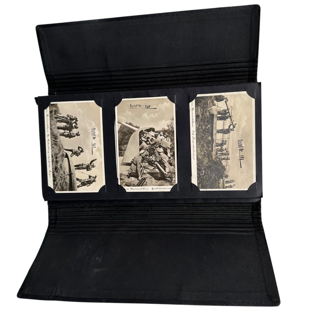 Original WWII German Kriegsmarine Fritz Finke Postkartenmuster (126 post cards) — image 6