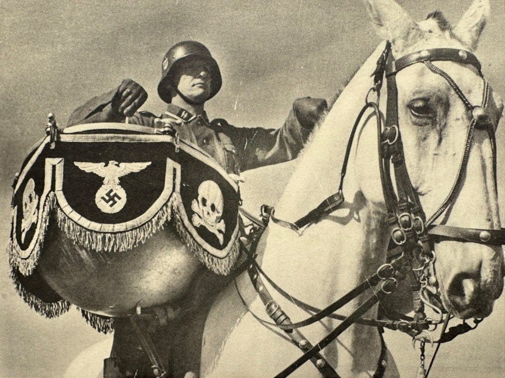 Original WWII German Waffen-SS postcard 'SS-Kavallerie division' — image 2