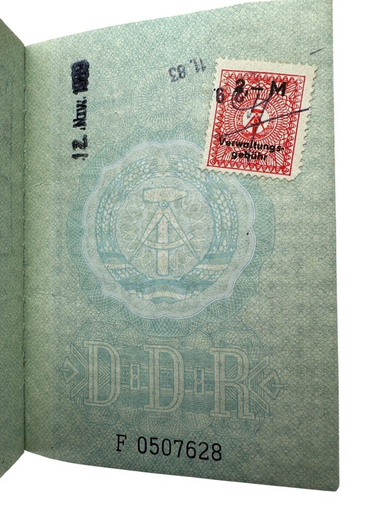 Original Cold War era DDR passport Strausberg – Vogelsdorf — image 5