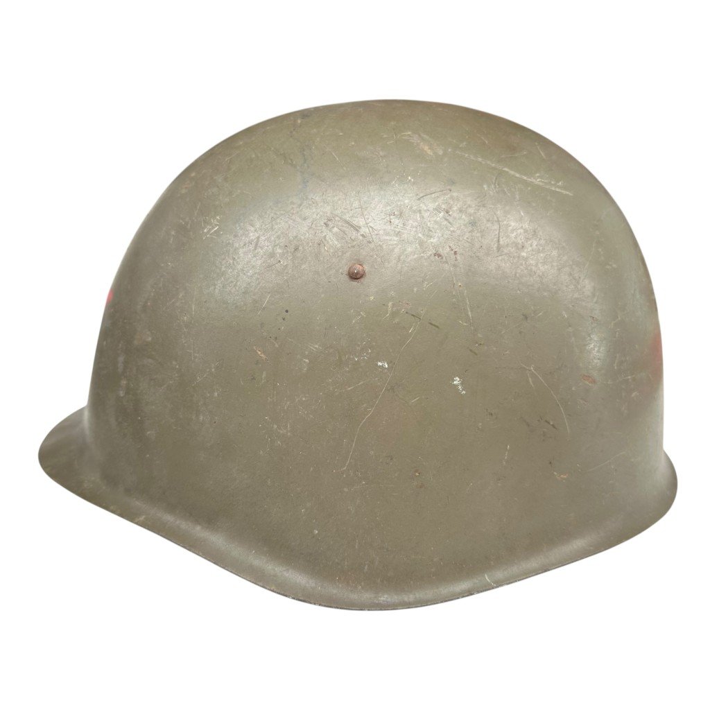 Original Cold War era Czechoslovakian M53 military helmet — image 2