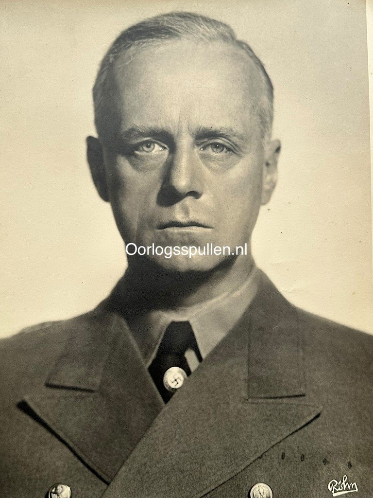 Original WWII German large portrait photo of Joachim von Ribbentrop — image 2