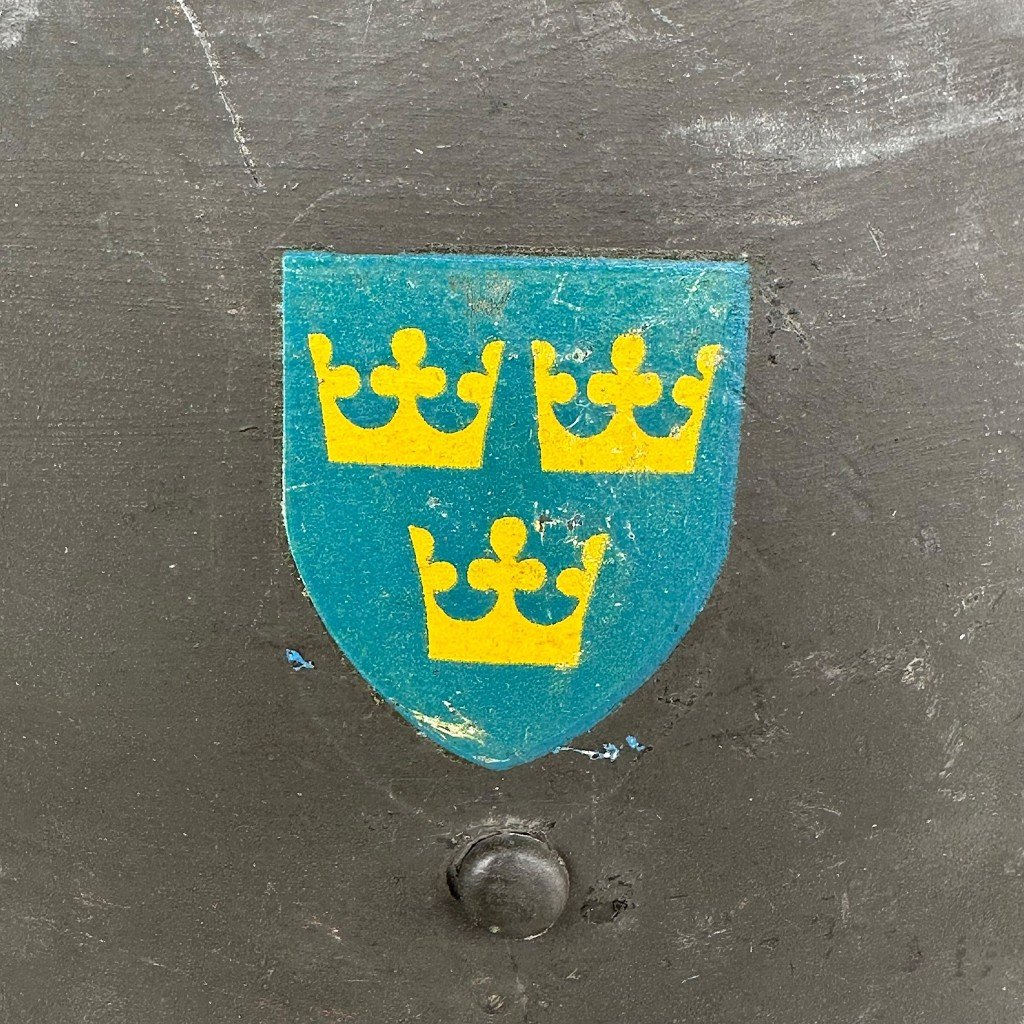 Original M37 Swedish army helmet — image 2