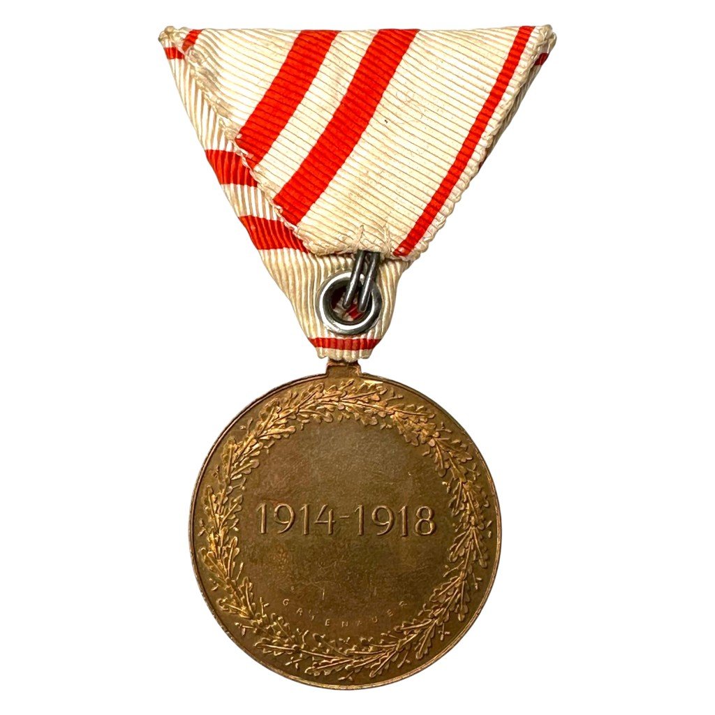 Original WW1 1914-1918 Austrian War Remembrance Medal — image 3