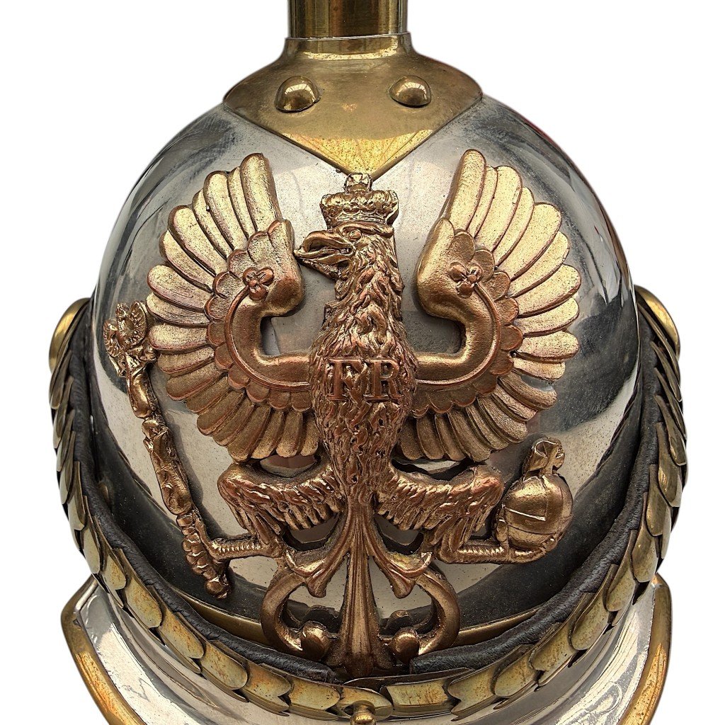 Original WW1 German army Pickelhaube helmet miniature — image 2