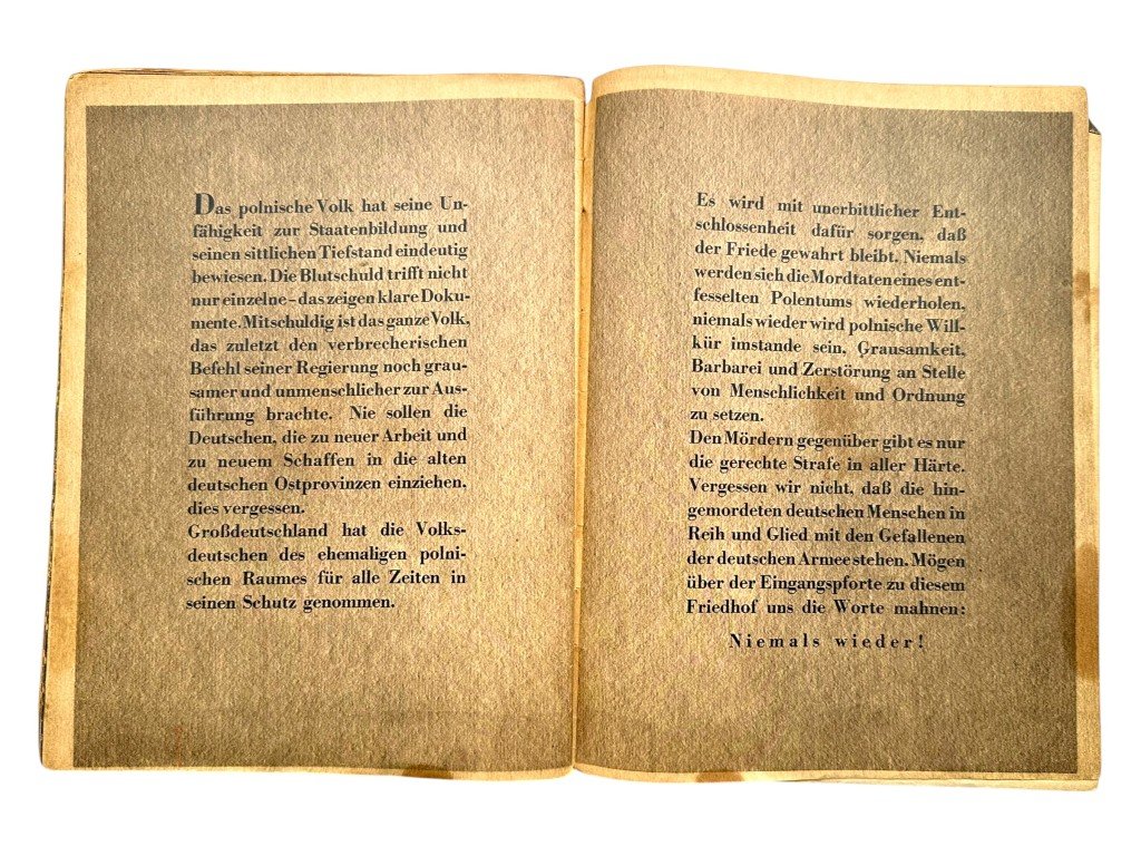 Original WWII German brochure 'Polnische Blutschuld' — image 10
