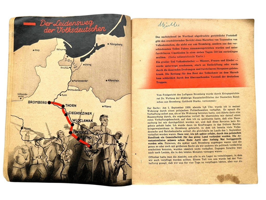 Original WWII German brochure 'Polnische Blutschuld' — image 4
