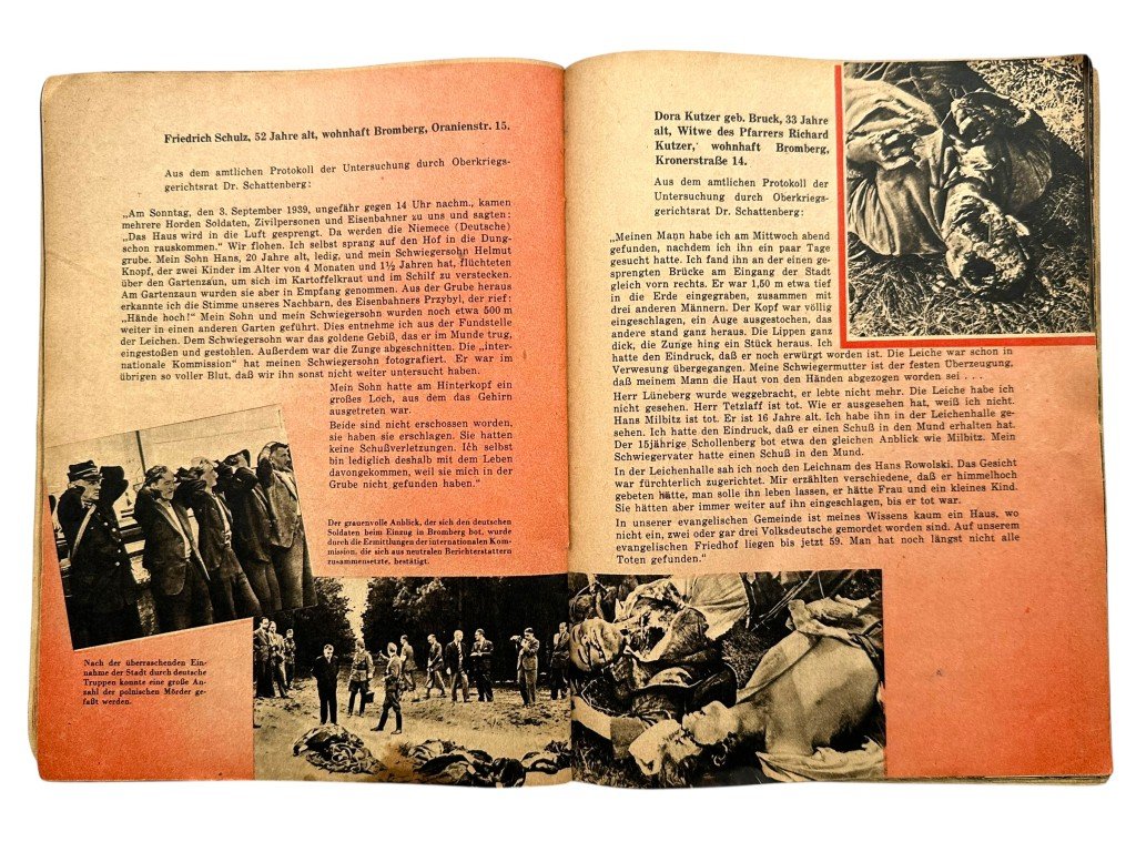 Original WWII German brochure 'Polnische Blutschuld' — image 9