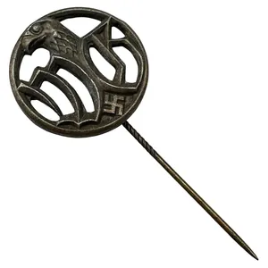 Original WWII German Wehrmacht Gefolge stickpin