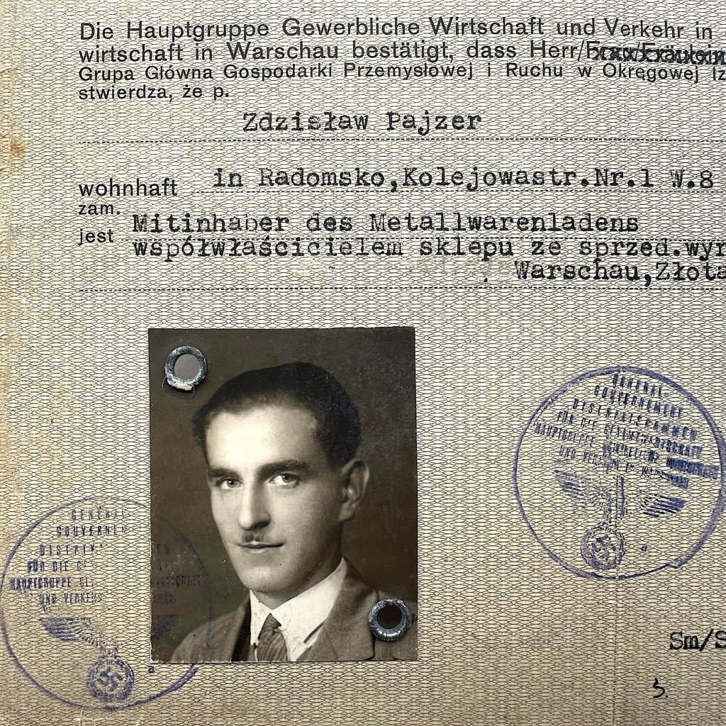 Original WWII German Aussies from occupied Poland – Hauptgruppe Gewerbliche Wirtschaft und Verkehr in Warsaw — image 3