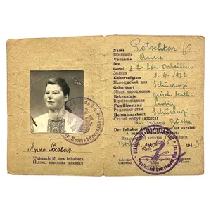 Original WWII German Ausweis from occupied Poland – Ukrainian Relief …