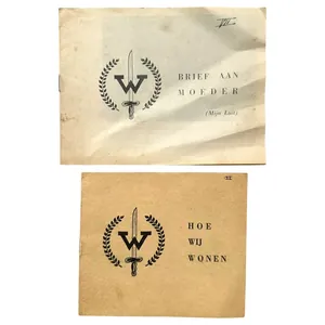 Original 1945-1949 Dutch KNIL military booklets