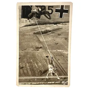 Original WWII German Luftwaffe Fallschirmjäger postcard