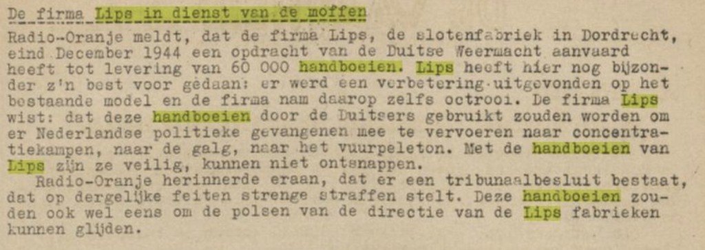 Original WWII Dutch police handcuffs manufactured by Lips in Dordrecht — image 6