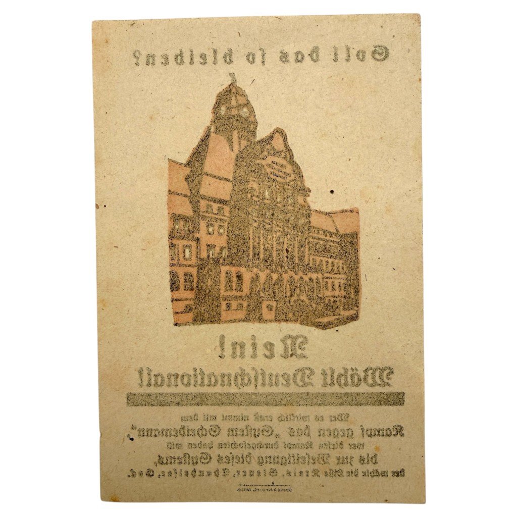 Original 1920s early Deutsche Volkspartei flyer — image 2