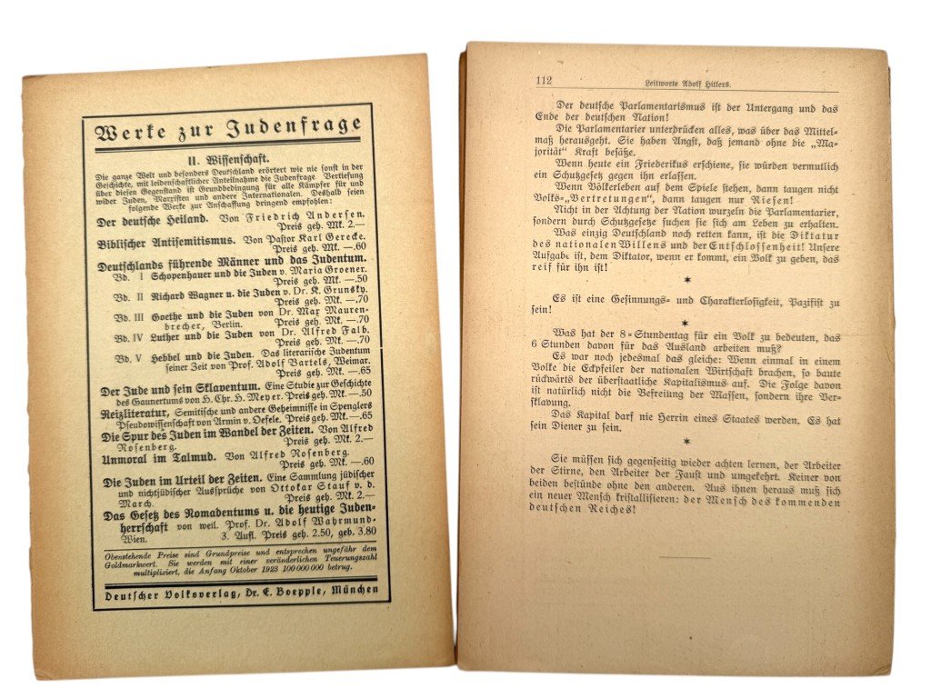 Original 1924 German brochure Adolf Hitler Sein Leben -Adolf-Viktor von Koerber — image 7