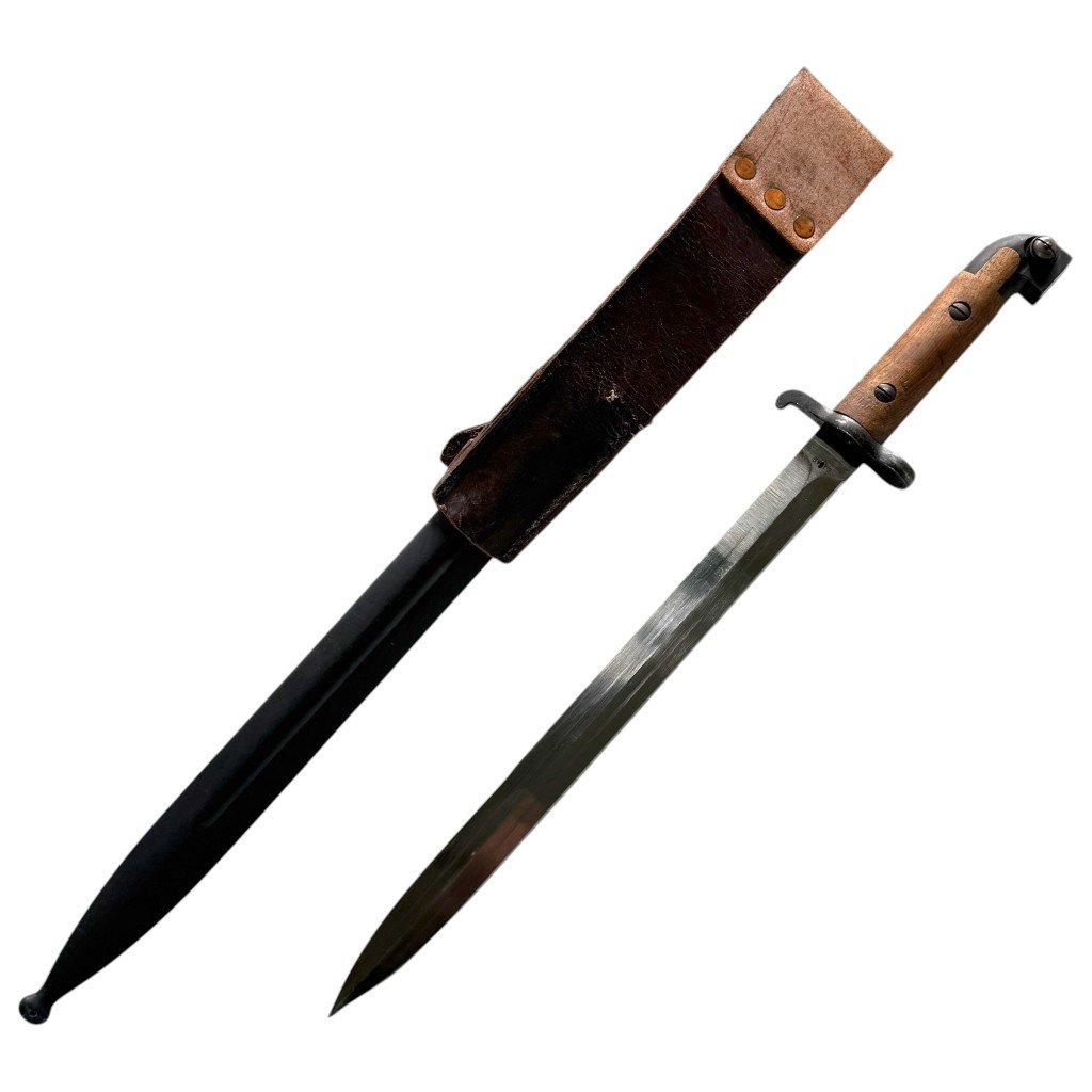 Original WW1 Swedish M1914 bayonet with frog — image 4