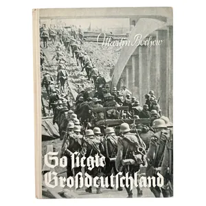 Original WWII German book 'So Siegte Großdeutschland – Martin Bockow'