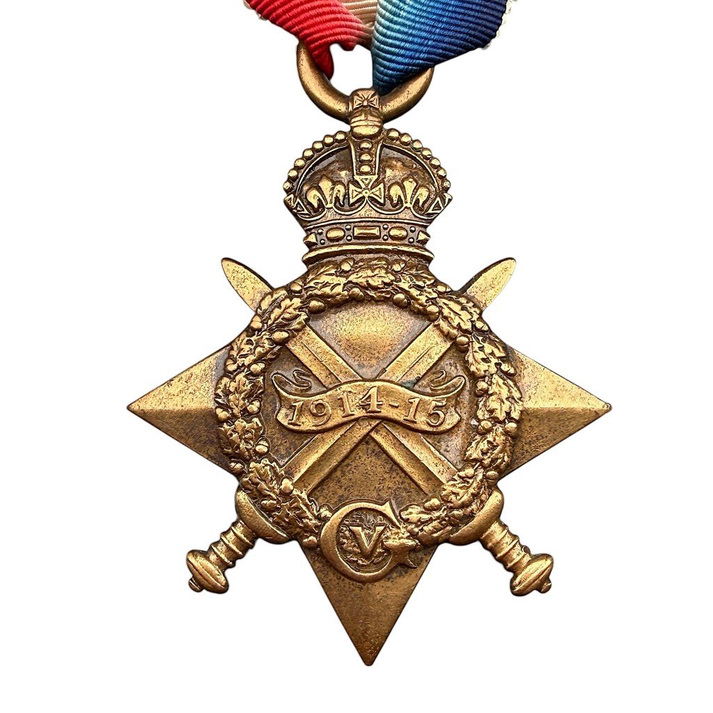 Original WW1 British 1914-1915 Star medal – South African Veterinary Corps — image 2