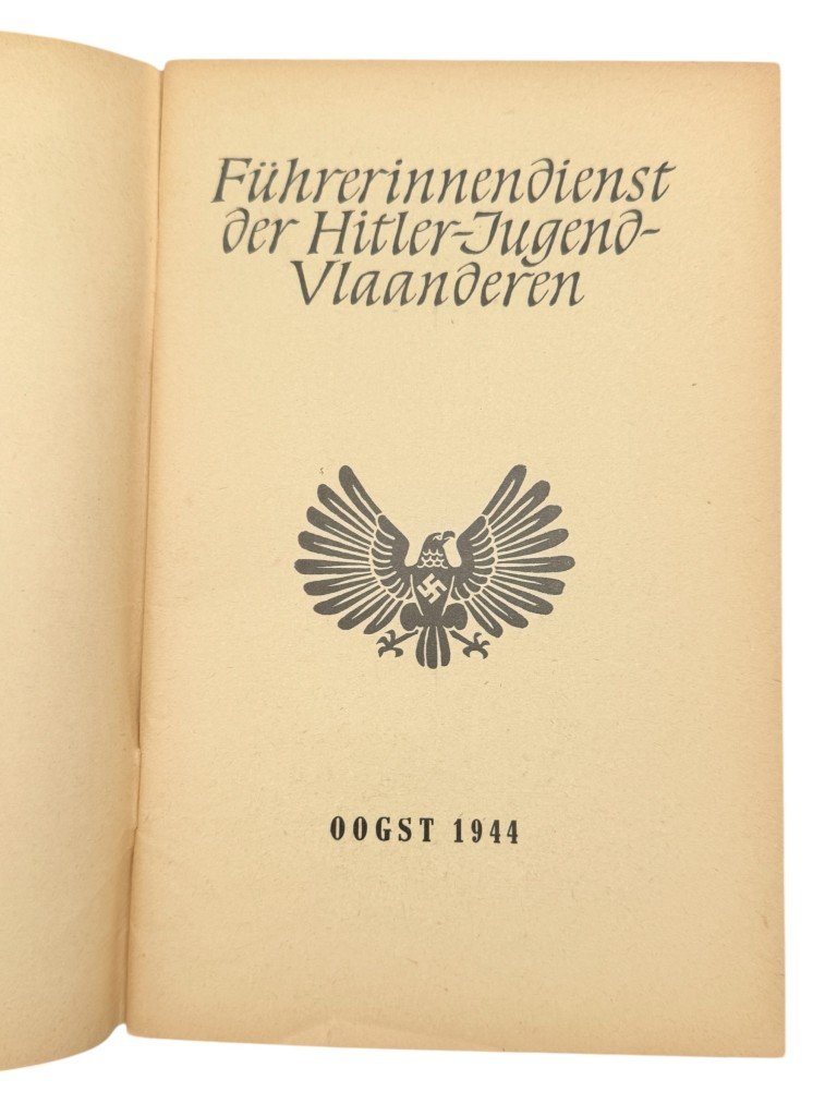 Original WWII Flemish Hitlerjugend brochure 'Führerinnendienst der Hitler-Jugend Vlaanderen' — image 3