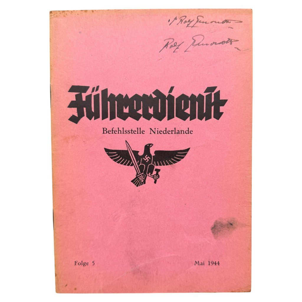 Original WWII German Hitlerjugend Führerdienst Befehlstelle Niederlande brochure 1944 — image 2