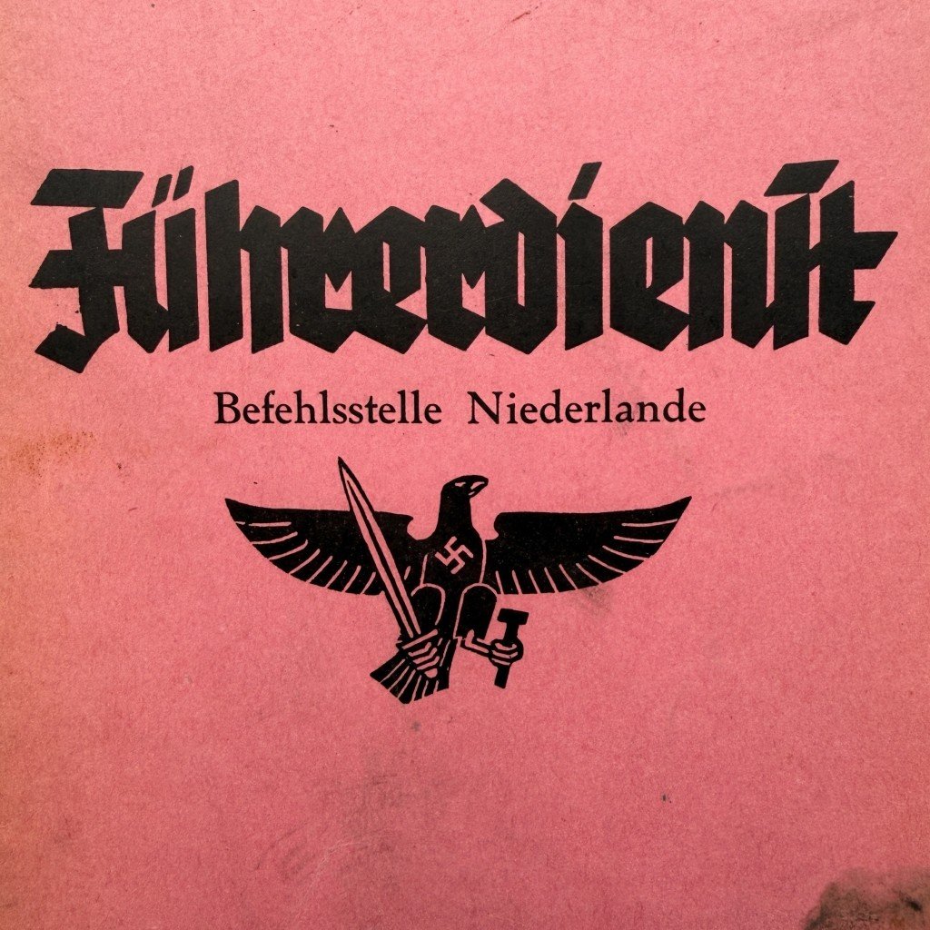Original WWII German Hitlerjugend Führerdienst Befehlstelle Niederlande brochure 1944 — image 3
