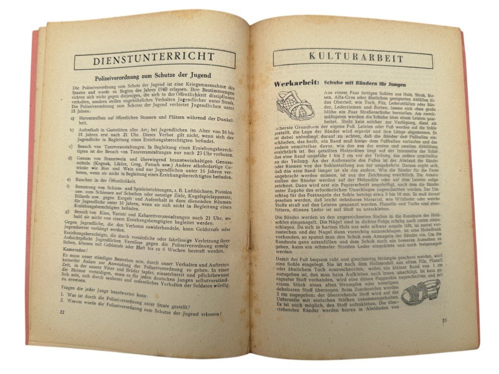 Original WWII German Hitlerjugend Führerdienst Befehlstelle Niederlande brochure 1944 — image 8