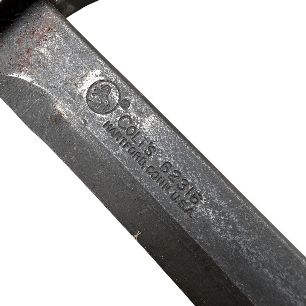 Original Vietnam war era US M7 bayonet with scabbard — image 3