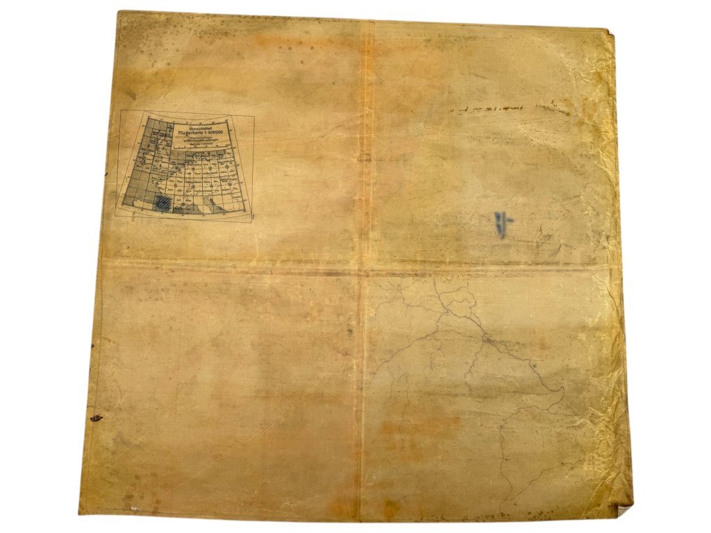 Original WWII German Luftwaffe Fliegerkarte Bordeaux – Limoges – Biarritz – France — image 9