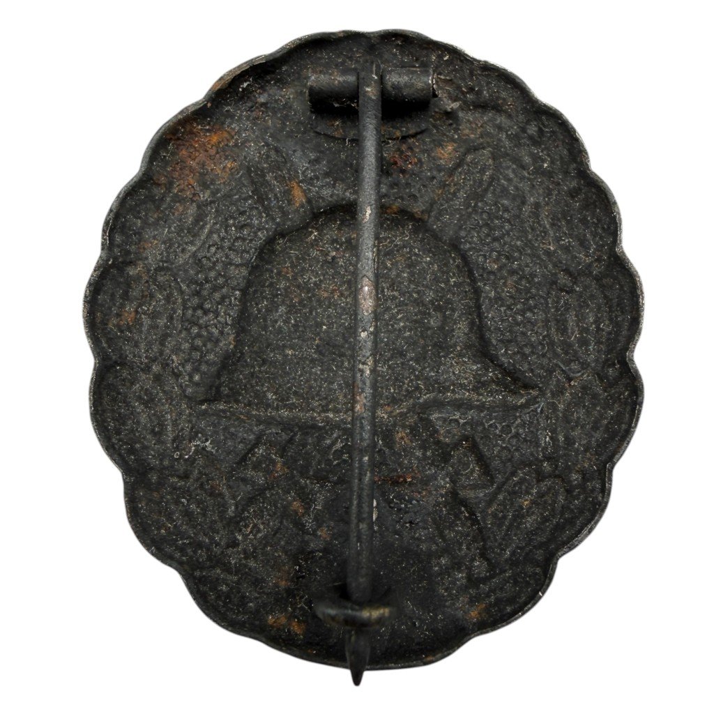 Original WW1 German wound badge in black — image 2