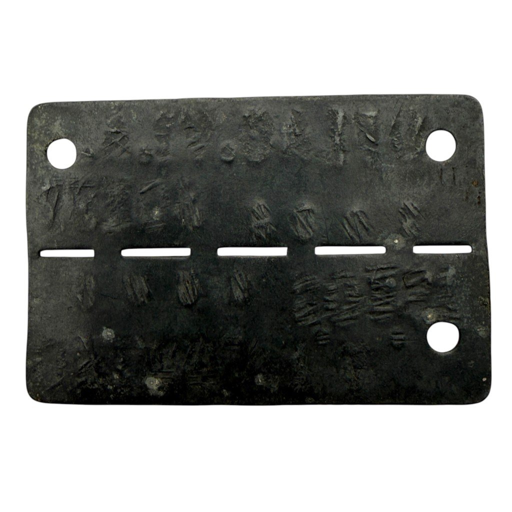 Original WWII German OFLAG VIA Soest POW identification tag — image 2