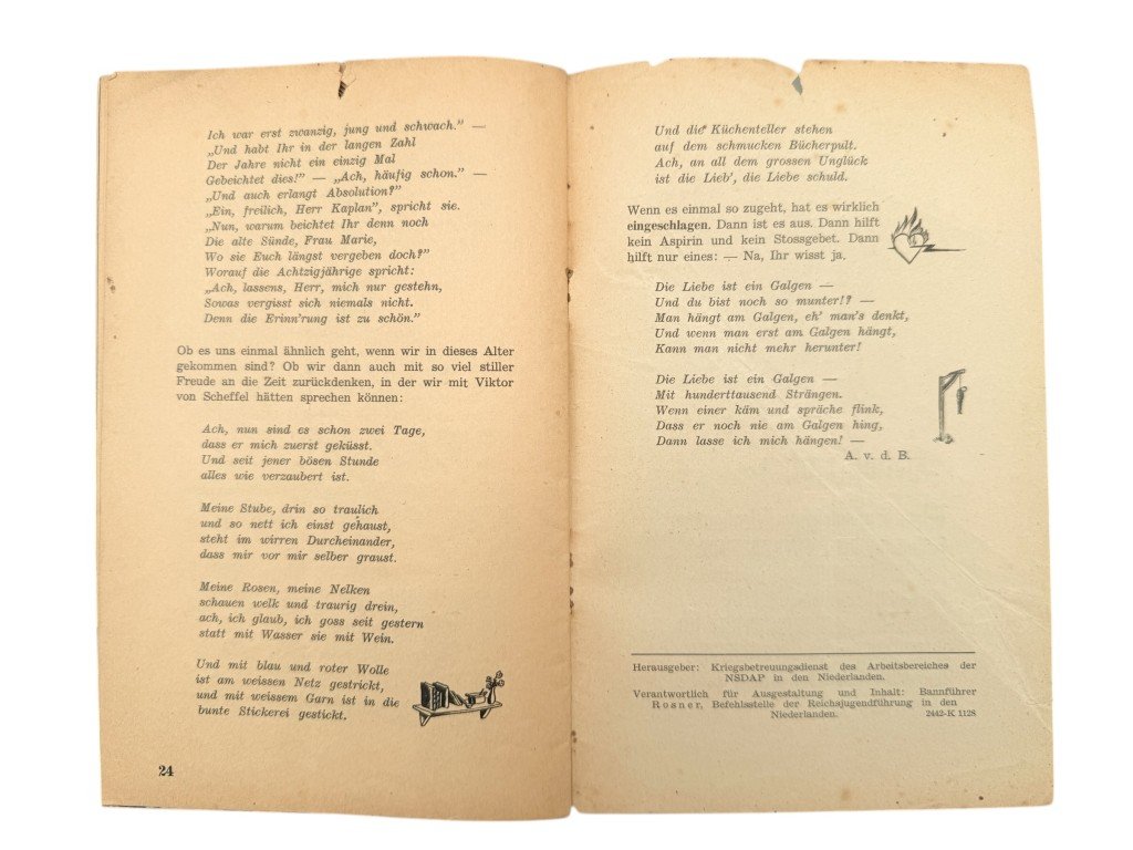 Original WWII German brochure 'Soldatenbrief der NSDAP in den Niederlanden' — image 10