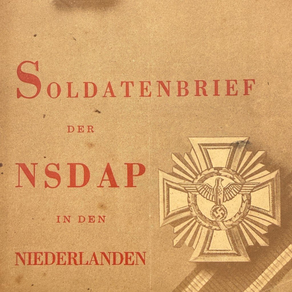 Original WWII German brochure 'Soldatenbrief der NSDAP in den Niederlanden' — image 2
