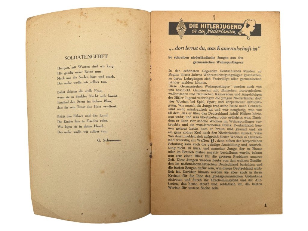 Original WWII German brochure 'Soldatenbrief der NSDAP in den Niederlanden' — image 4